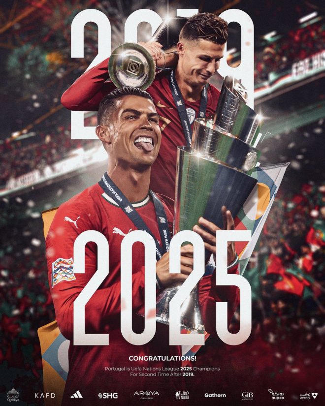 "Ronaldo Scores Game-Winning Equaliser, Leads Nation to Championship Victory - Controversial Captain Claims Glory π" β Equalizer goal hero, National team victory, AlNassr captain success