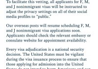 Rubio's Shocking Proposal: Public Social Media for Visa? —  student visa social media requirements, Marco Rubio immigration policy 2025, U.S. visa applicant background checks