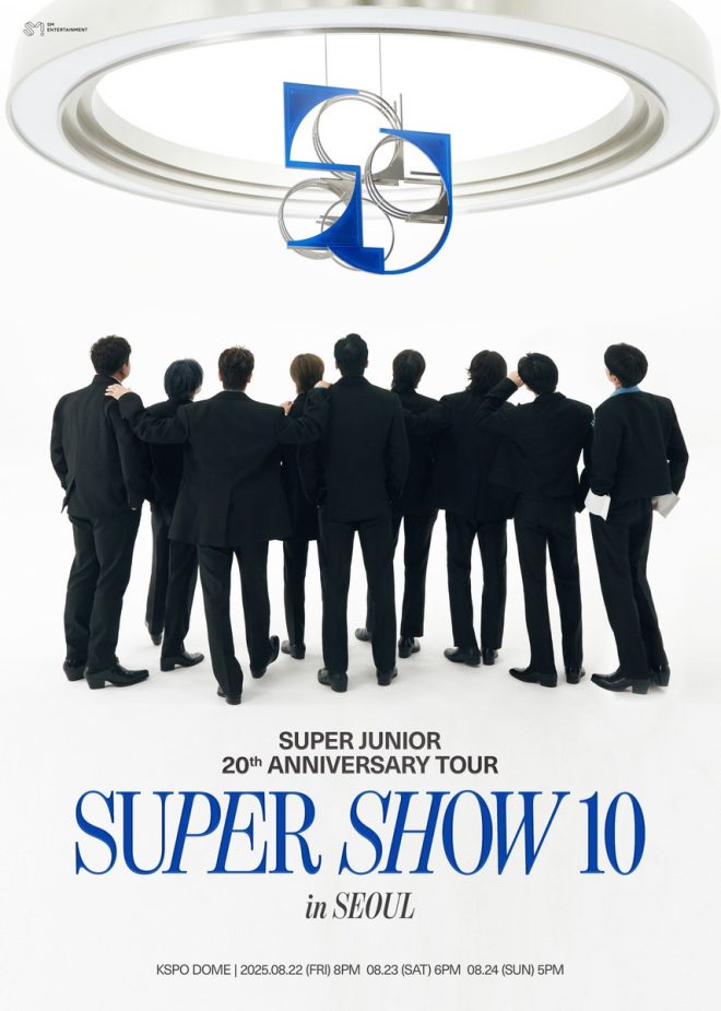 "SHOCKING: Super Junior Announces 20th Anniversary Tour  in Seoul - Controversial Details Inside! 🔥🔥" —  
K-Pop Concert Seoul
Super Junior Anniversary Tour
KSPO Dome Performance