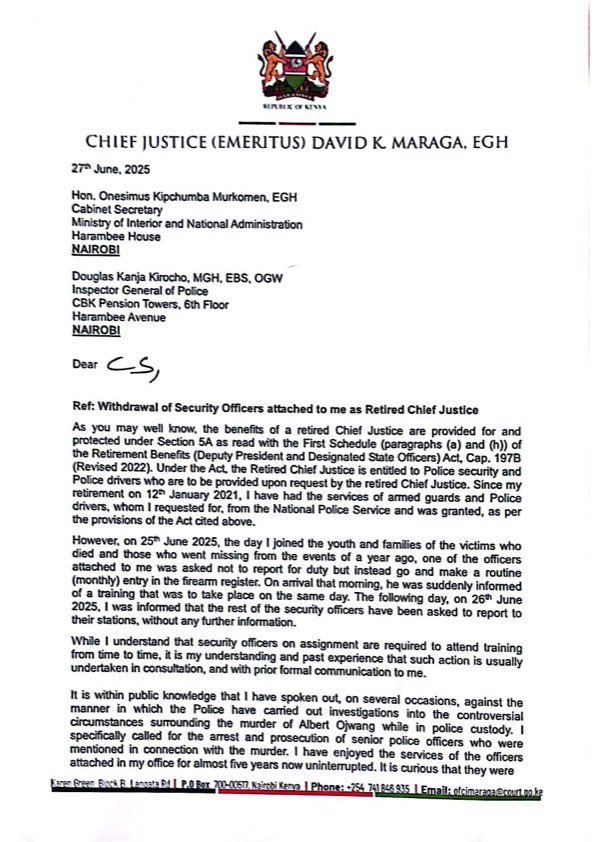 Security Officers Withdrawal: A Threat to Judicial Integrity? — Letters to the Inspector General, Security Officer Withdrawal Procedures, Judicial Security Law Compliance 2025