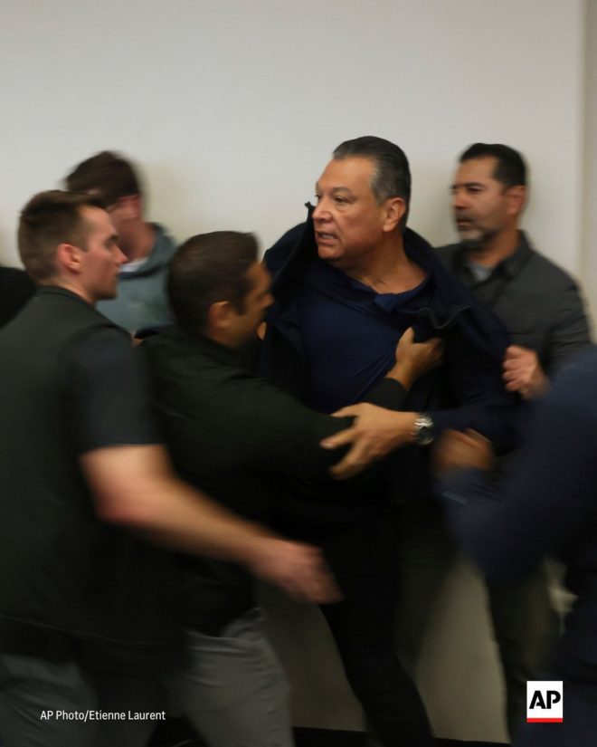 Sen. Padilla's Shocking Removal: A Bold Political Stunt? — Senator Padilla news conference incident, Kristi Noem Homeland Security controversy, political disruption events 2025