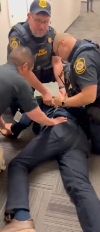 Senator Padilla Cuffed in Hall: What Really Happened? — Senator arrest footage, Padilla staff incident, political scandal 2025