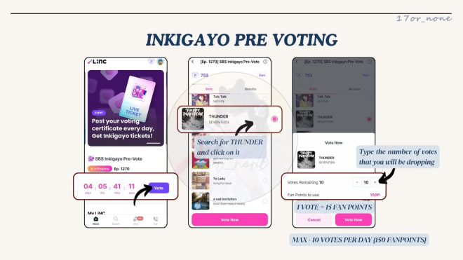 Seventeen vs. CARATS: The Heated Inkigayo Voting Battle Begins! — CARAT fan voting guide, SEVENTEEN Inkigayo participation, K-pop fan points system