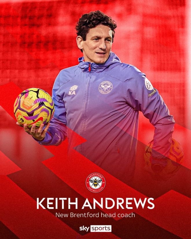 Shock Move: Keith Andrews Takes the Helm at Brentford! — Brentford FC news, Keith Andrews football career, Premier League coaching appointments