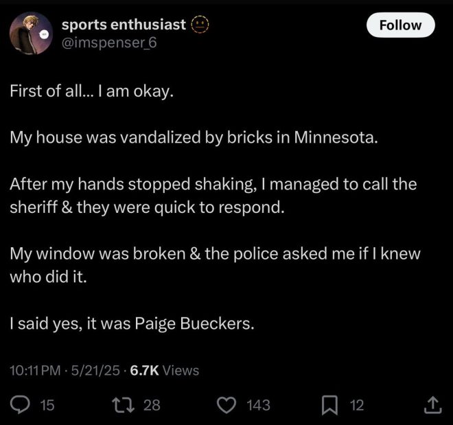 Shock: Vandalism Blamed on Star Athlete Caitlin Clark! — house vandalism in California, emergency response police, crime report tips 2025