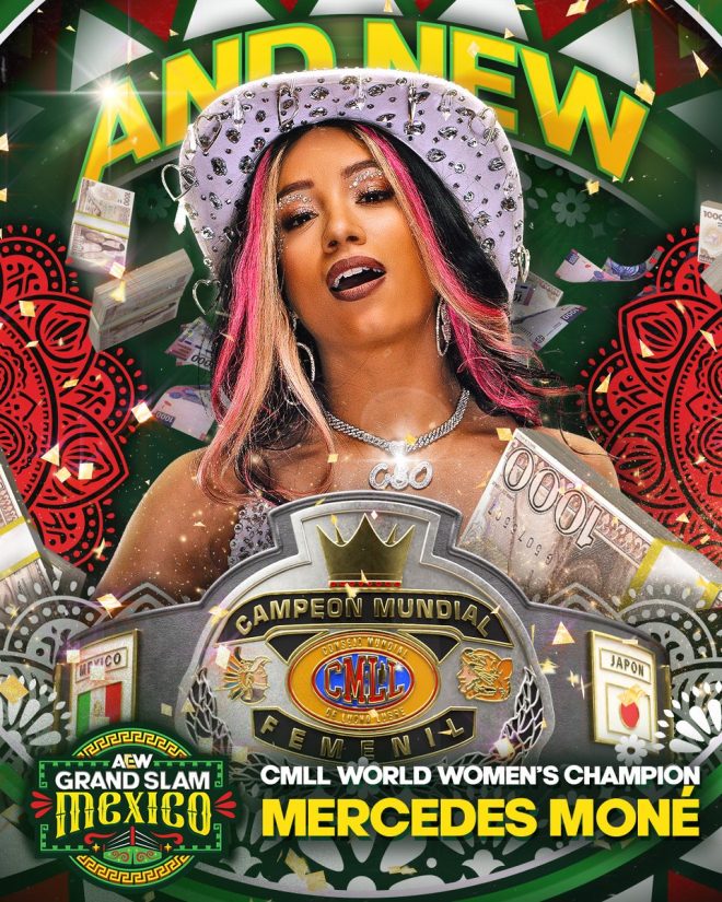 Shock Victory: Mercedes Varnado Crowned New Champion! — Women's Wrestling Champion, CMLL Title Match, Mercedes Varnado Highlights