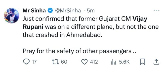 Shocking Claims: Did Fake News Kill Vijay Rupani? — Never believe fake news, Misinformation and social media, Political trust issues