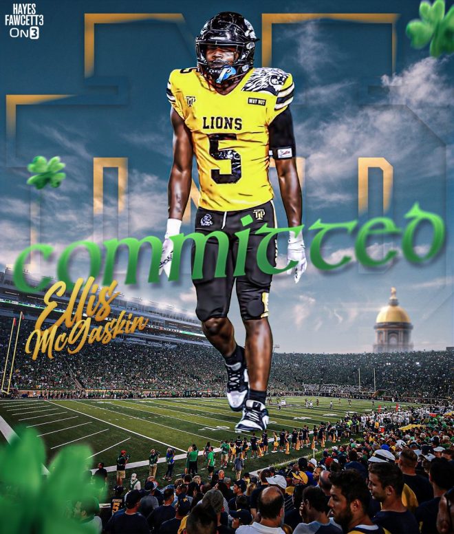 Shocking Commitment: 2027 LB Chooses Notre Dame Over Giants! — Four-Star Linebacker Commitment, Notre Dame Football Recruiting 2025, Ellis McGaskin Highlights