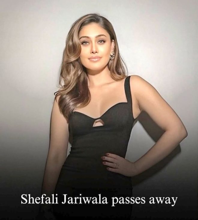 Shocking Death News: Shefali Jariwala Passes Away