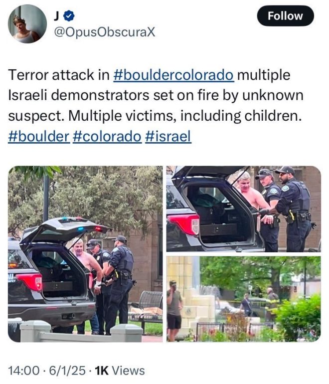 Shocking Firebombing at Pro-Israel Rally: Who's Behind It? — Boulder Colorado protest violence, Pro-Israel rally attack news, Molotov cocktail incident update