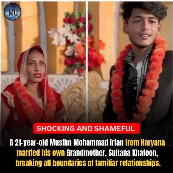 Shocking Marriage: 21-Year-Old Weds His Own Grandmother! — grandmother marriage controversy, Haryana family scandal, unconventional relationships in India
