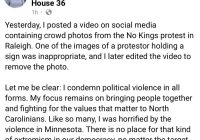Shocking Photo: Rep. von Haefen's Trump Beheading Call! —  political accountability, controversial political statements