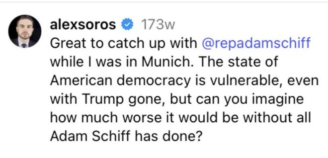 "Shocking Revelation: Alexander Soros Credits Adam Schiff with Saving American Democracy and Delivering 2020 Election to Biden... But What's the Real Truth?" — intel revelation, political influence, democratic safeguard