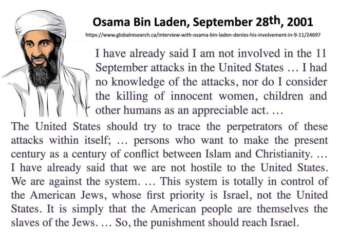 "Shocking Revelation: Are Americans Really the Slaves of the Jews? Osama Bin Laden's Controversial Statement Exposed!" — Unsettling truth, Eye-opening revelations, Disturbing realizations