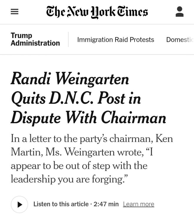 "Shocking Revelation: Teachers Union President's Secret Role at DNC Exposed - What's the Connection?" — teachers union involvement, Democratic Party affiliation, political influence