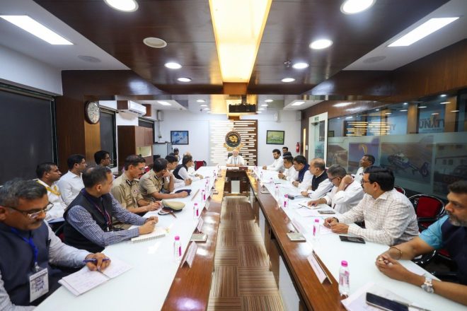Shocking Revelations from Ahmedabad Airport Review Meeting! — Airport management meeting Ahmedabad, Executive review session Ahmedabad Airport, High-level airport discussion 2025