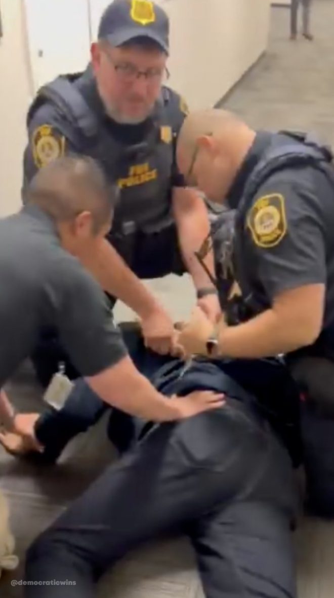 Shocking Scene: Trump’s Enforcers Arrest Senator Padilla! — Trump news 2025, political scandal images, Senator Padilla arrest