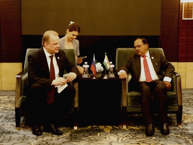 Shocking Summit: Russia's Venediktov Meets NSA Doval! — Russian Security Council Meeting, Ajit Doval China Visit, SCO Security Summit 2025