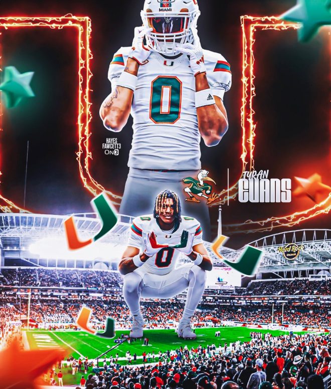Shocking Switch: Tyran Evans Ditches Tennessee for Miami! — Four-Star Wide Receiver Commitment, Miami Hurricanes Recruiting News, Tyran Evans Football Highlights