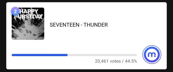 Shocking Twist: Can THUNDER Defy All Odds Tonight? — MUBEAT Voting Now, Live Music Show Poll, SEVENTEEN Fan Voting 2025