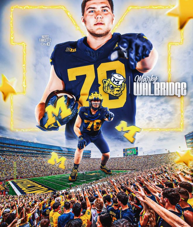 Shocking Twist: Top OT Chooses Michigan Over SEC Giants! — Four-Star Offensive Tackle Commitment, Michigan Wolverines Recruiting News, Marky Walbridge Highlights