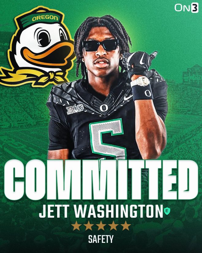 Shockwaves: Kobe's Nephew Picks Oregon Over Duke! — 5-star safety commitment, Jett Washington Oregon, Kobe Bryant nephew news