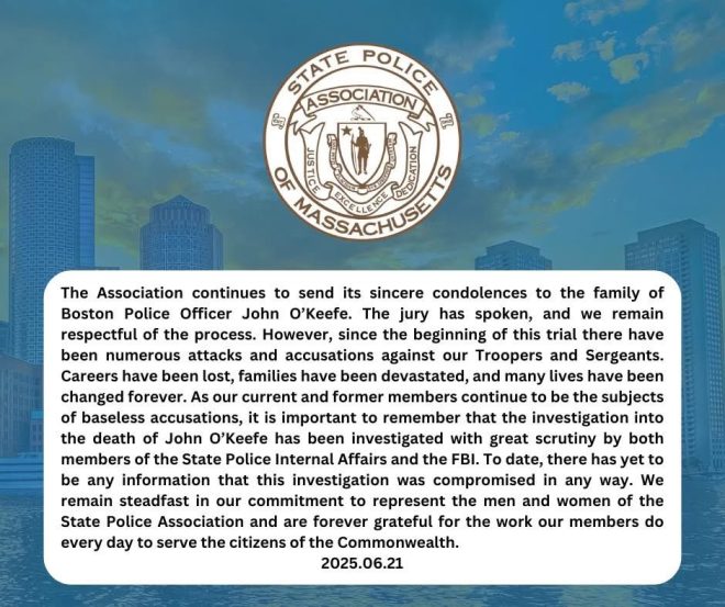 State Police Association of Massachusetts Drops Bombshell Statement! — State Police Association News, Massachusetts Law Enforcement Updates, 2025 Police Union Statements
