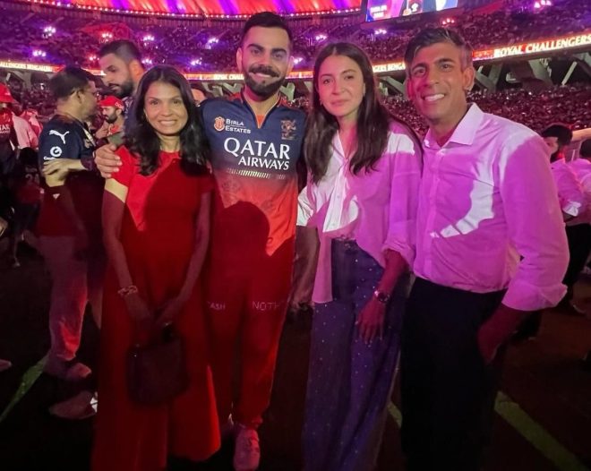 Sunak & Wife Spotted with Kohli and Anushka: Secrets Revealed! — Rishi Sunak family dynamics, Anushka Sharma and Virat Kohli celebrity couple, UK political figures and their spouses 2025