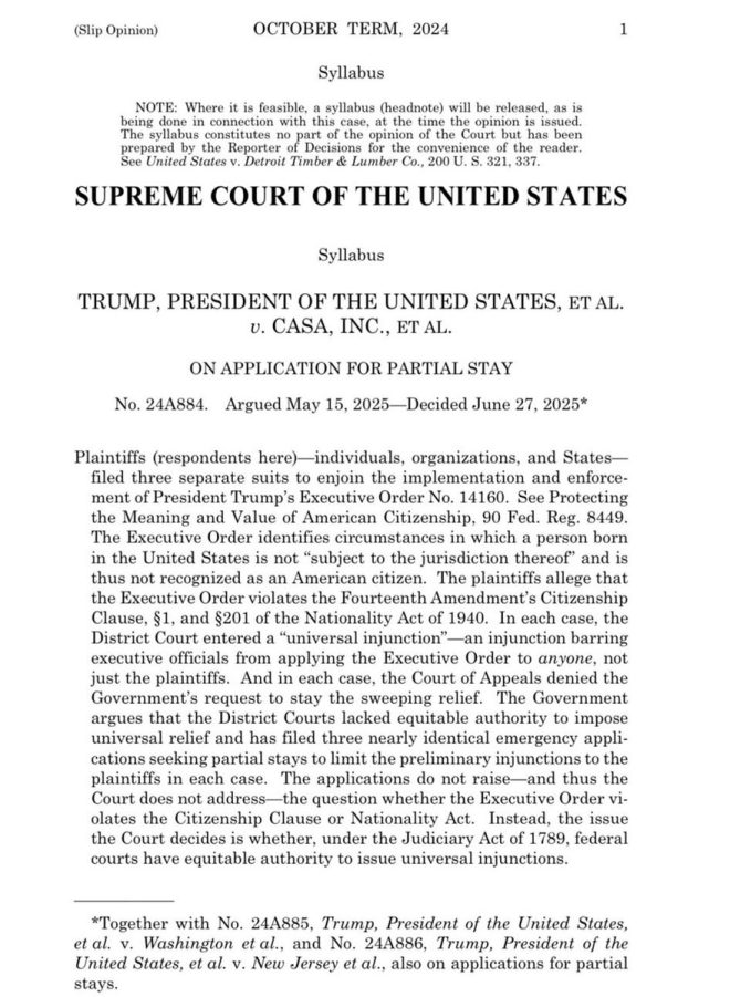 Supreme Court Shocker: Birthright Citizenship Ruling Sparks Chaos! — Supreme Court injunction ruling, Trump administration citizenship policy, nationwide legal decisions 2025