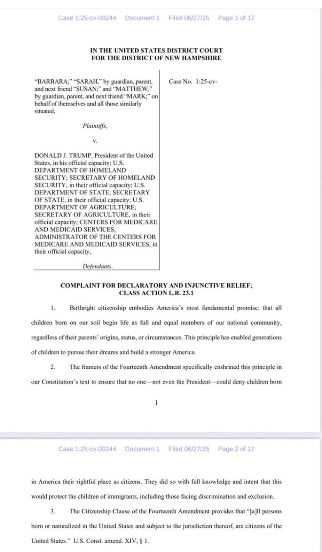 Supreme Court's Birthright Citizenship Showdown: Trump on Trial! — class action lawsuit Trump birthright citizenship, Supreme Court citizenship rights 2025, unconstitutional immigration policy challenge