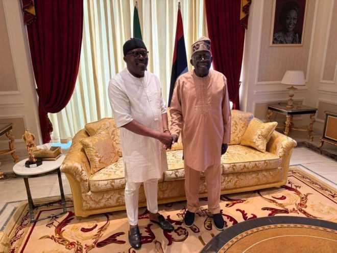 Suspended Rivers Governor's Shocking Visit to Tinubu! — Suspended Governor Sim Fubara, President Bola Tinubu meeting, Rivers State political news 2025