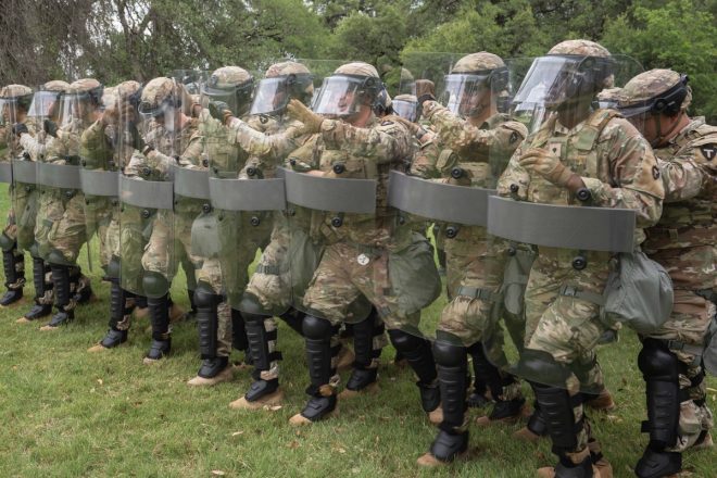 Texas National Guard: Ready to Fight Lawlessness Now! — Texas emergency response teams, Texas law enforcement support, Texas civil unrest management