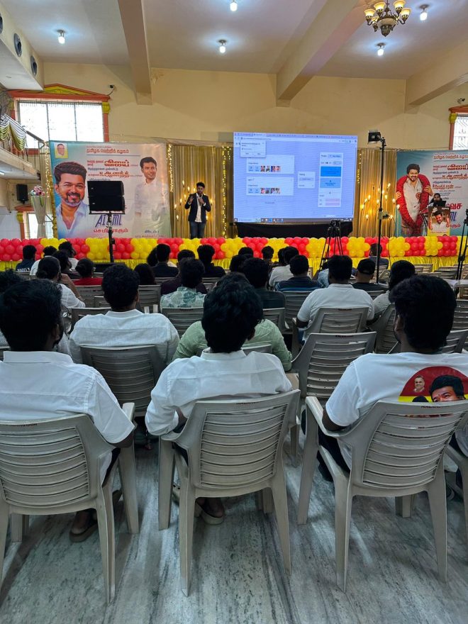 Thalapathy's Birthday: AI Workshop Sparks Heated Debate! —  Thalapathy Vijay Birthday Celebration, Thalapathy Vijay 2025 Events, AI ML Workshop Thalapathy Special