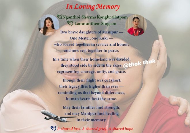 Tragic Death of Nganthoi and Singson in Air India Crash