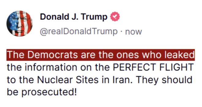 Trump Accuses Democrats in His Administration of Leaking "Fake" Info, Calls for Prosecution - WH Confirms — Trump accuses Democrats of leaking fake information, Trump demands prosecution for administration leaks