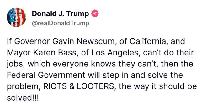 Trump Blasts Newscum & Bass Amid Riots: Federal Aid Coming? — Trump criticizes California leaders, Federal intervention in riots, Gavin Newsom response to protests