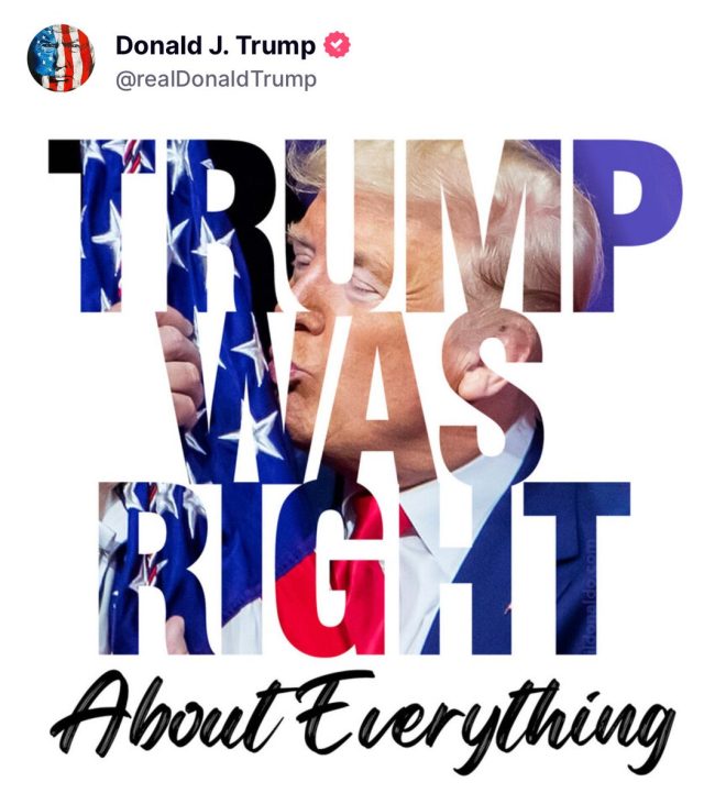 Trump Claims "I Was Right About Everything" – Is He? Find Out! — Trump graphic revelation, Trump supporters rally, Trump truth moments