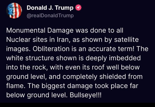 Trump Claims U.S. Obliterated Iran's Nuclear Sites! — Iran nuclear destruction, Trump Iran military strike, satellite imagery nuclear sites