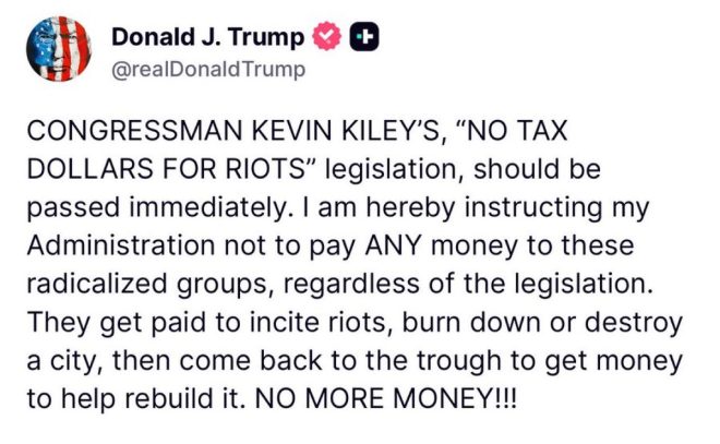 Trump Cuts Off Funds to Controversial Riot Groups! — Trump administration funding cuts, riot organization financing halt, 2025 Trump policy changes
