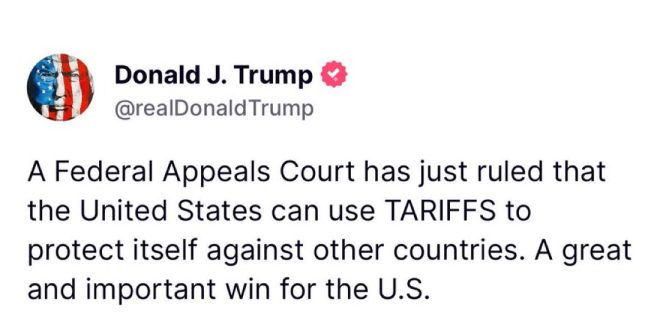 "Trump Declares Victory: US to Use Tariffs for Protection - Controversy Ensues!" — President Trump, Truth Social update, US trade policy, Federal court ruling, Tariffs protection, Global trade strategy