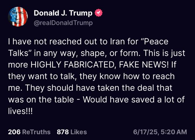 Trump Denies Iran Peace Talks: Is the Media Spinning Lies? — Trump Iran relations news, Peace negotiations update 2025, Fake news Trump statements