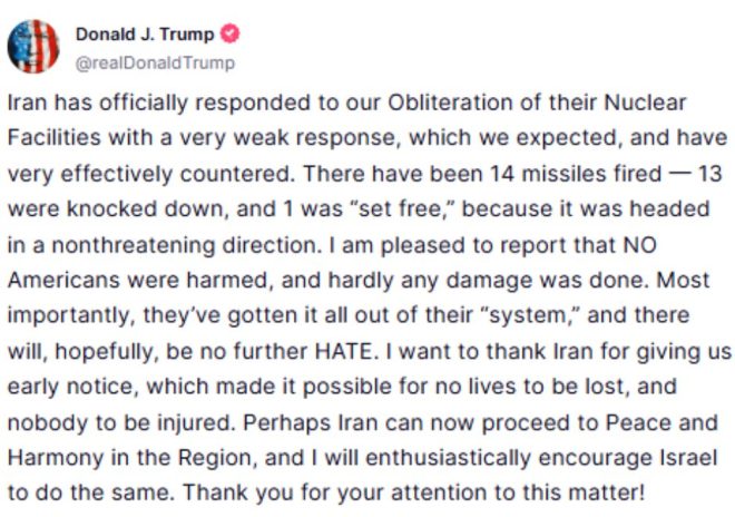 Trump Praises Iran's 'Weak' Response—What’s Next? — Trump Iran relations 2025, diplomatic responses Trump Iran