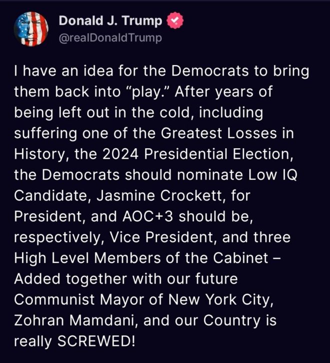 Trump Shocks Nation: Endorses AOC & Crockett for 2028! — Trump endorsement news, Jasmine Crockett AOC 2028, Zohran Mamdani New York City