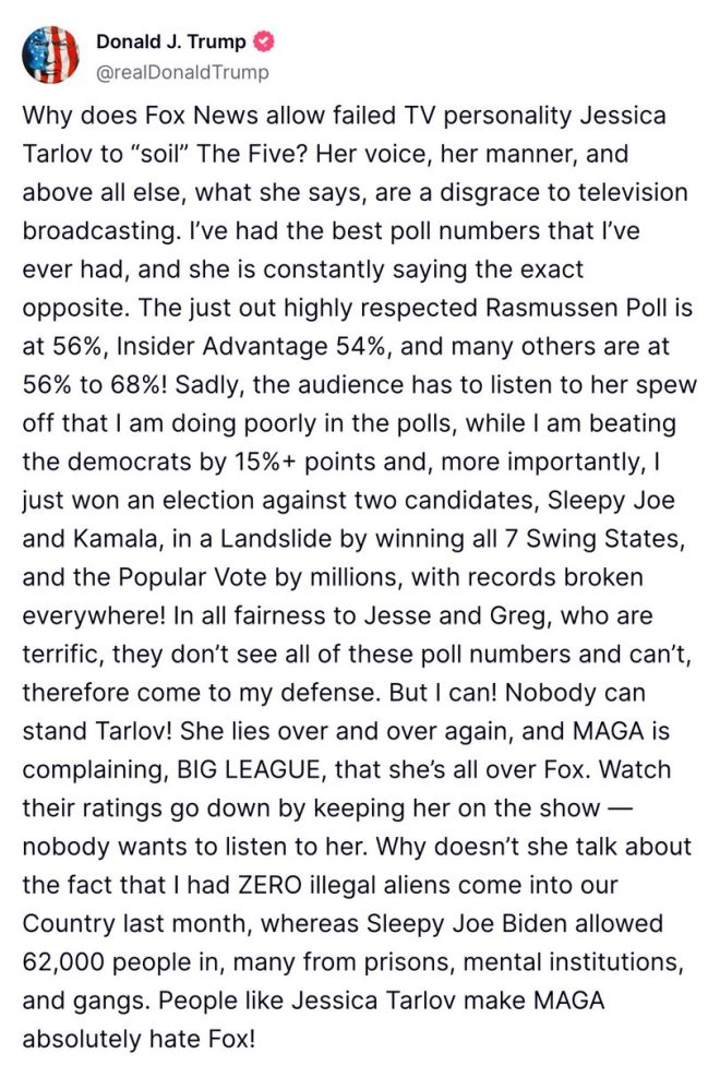 Trump Slams Fox's Jessica Tarlov: 'A Disgrace to TV' — Trump Fox News controversy, Jessica Tarlov criticism, Trump media backlash