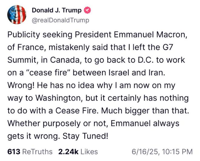 Trump Slams Macron: G7 Exit for "Bigger" Secrets? — Trump G7 summit news, Macron comments controversy, Israel Iran ceasefire update