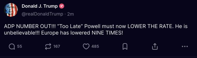 Trump Slams Powell: Rate Cuts Now Amid Job Growth Crisis! — Trump calls for rate cuts, ADP Employment report analysis, Powell's interest rate stance