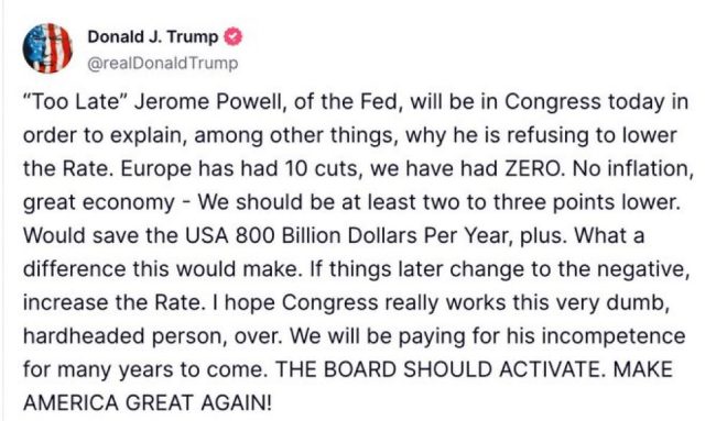 Trump Sparks Outrage: Fed Rates Should Drop Big Time! — Trump Federal Reserve prediction, Interest rate outlook 2025, Bullish economic forecast