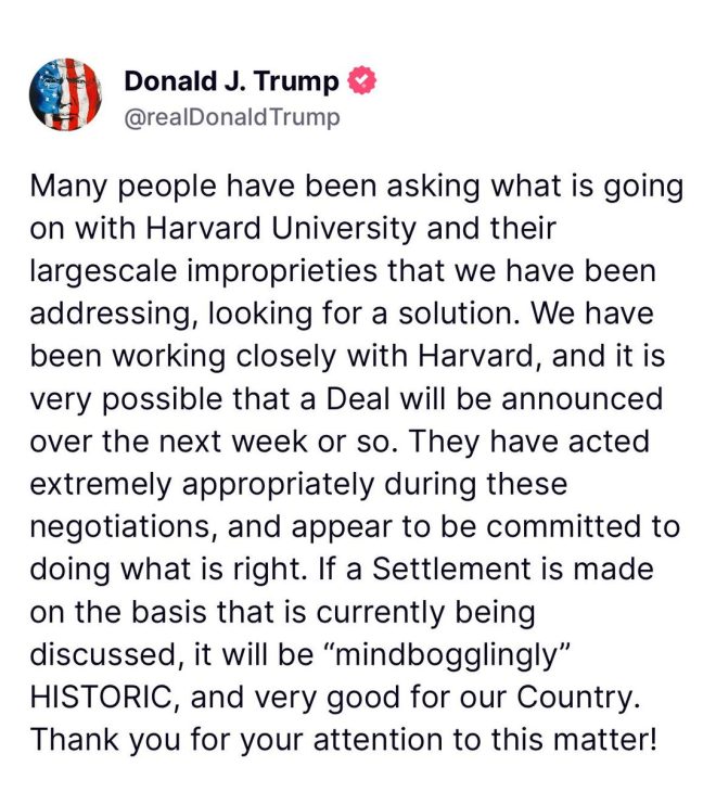 Trump Teases Harvard Deal: Will Academia Bow to Power? — Trump Harvard negotiations, administration deal announcement, higher education policy changes