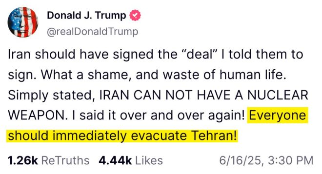 Trump Urges Iranians to Flee Tehran: A Civilian Crisis? — urgent news, crisis alert, emergency evacuation
