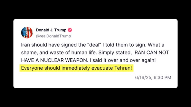 Trump Urges Tehran Evacuation: Major Crisis Looming? — Trump Iran evacuation, G7 meeting news, National Security Council updates